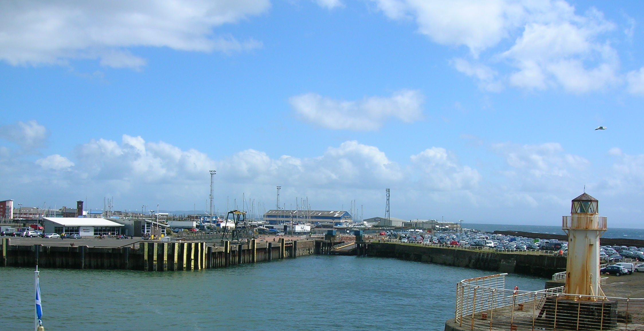 Ardrossan ferry terminal for the crossing to Brodick.