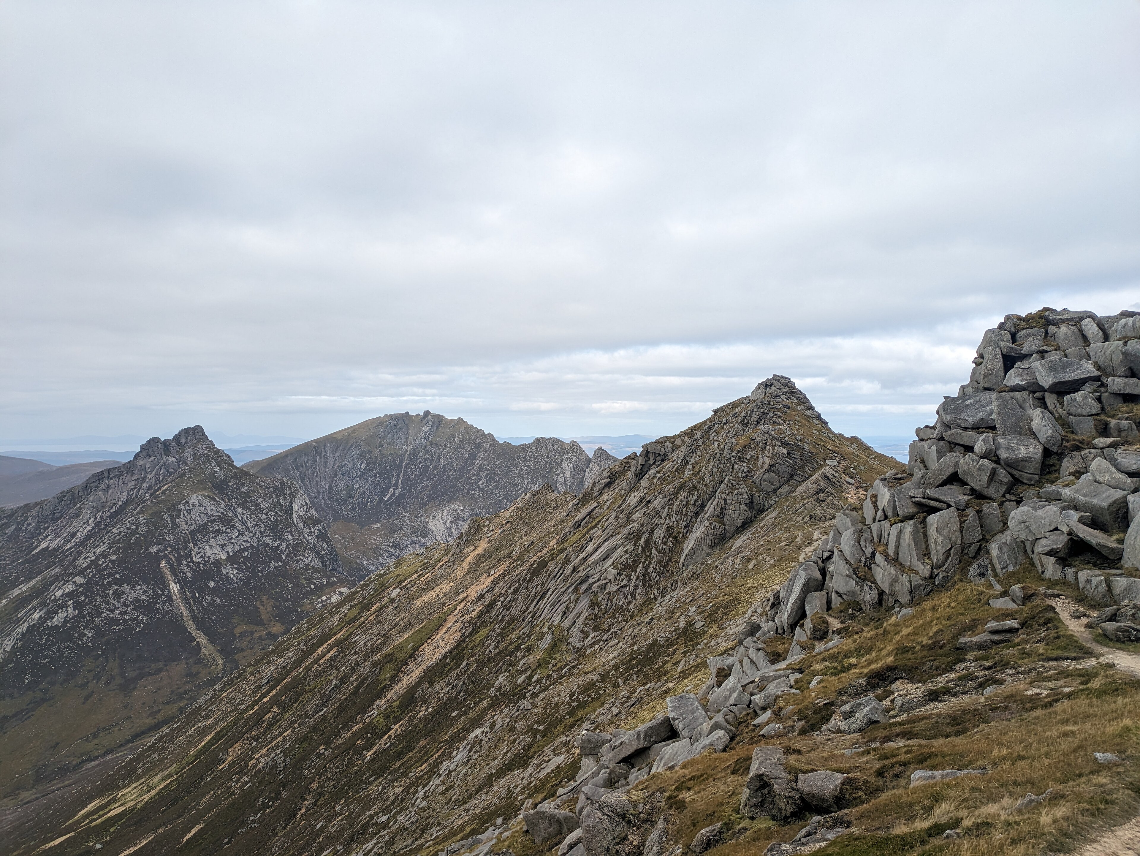 Goatfell, the highest hill on the Isle of Arran.